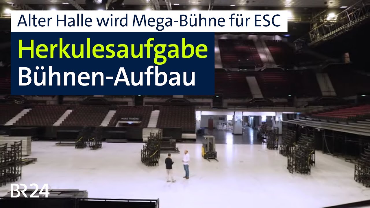 Keine leichte Aufgabe: Bühnendesigner aus München gestaltet den ESC 2026 | Abendschau | BR24