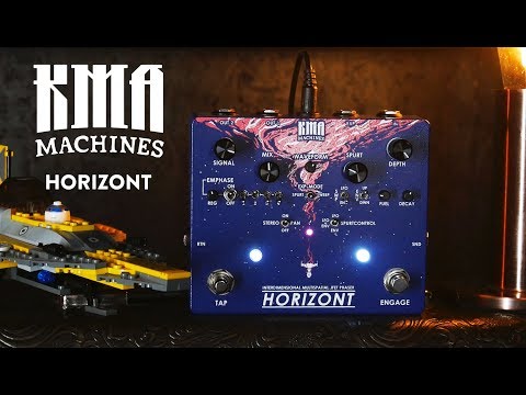 KMA Audio Machines Horizont Phaser - Stereo Demo (Headphones please)