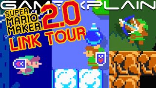 Playing as Link in Super Mario Maker 2 - Master Sword 2.0 Tour! (New Music, Abilities & Animations!)