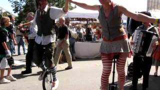 accordion apocalypse circus sideshow with clownsnotbombs