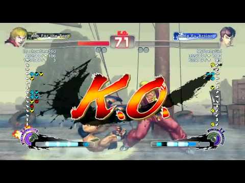 SSF4 AE Ken (Its showtime360) vs Fei Long (MyPrettyGirl) Japanese Ranking Match