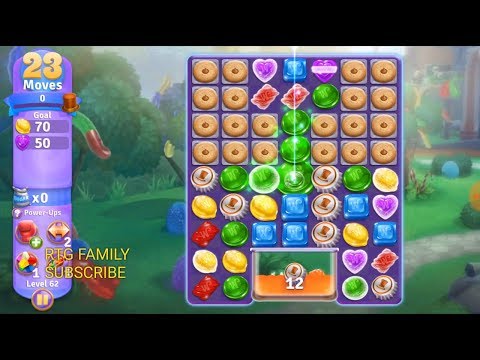 NEW Zynga wonka chocolate match 3 game level 62