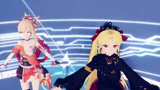 【MMD】推し達に踊ってもらいました【JUMP UP】+α