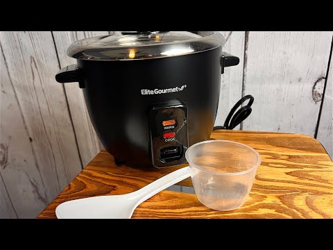 Elite Gourmet 6-Cup Electric Rice Cooker