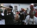 2009 mardi Gras second line in Treme featuring Rebirth Brass Band