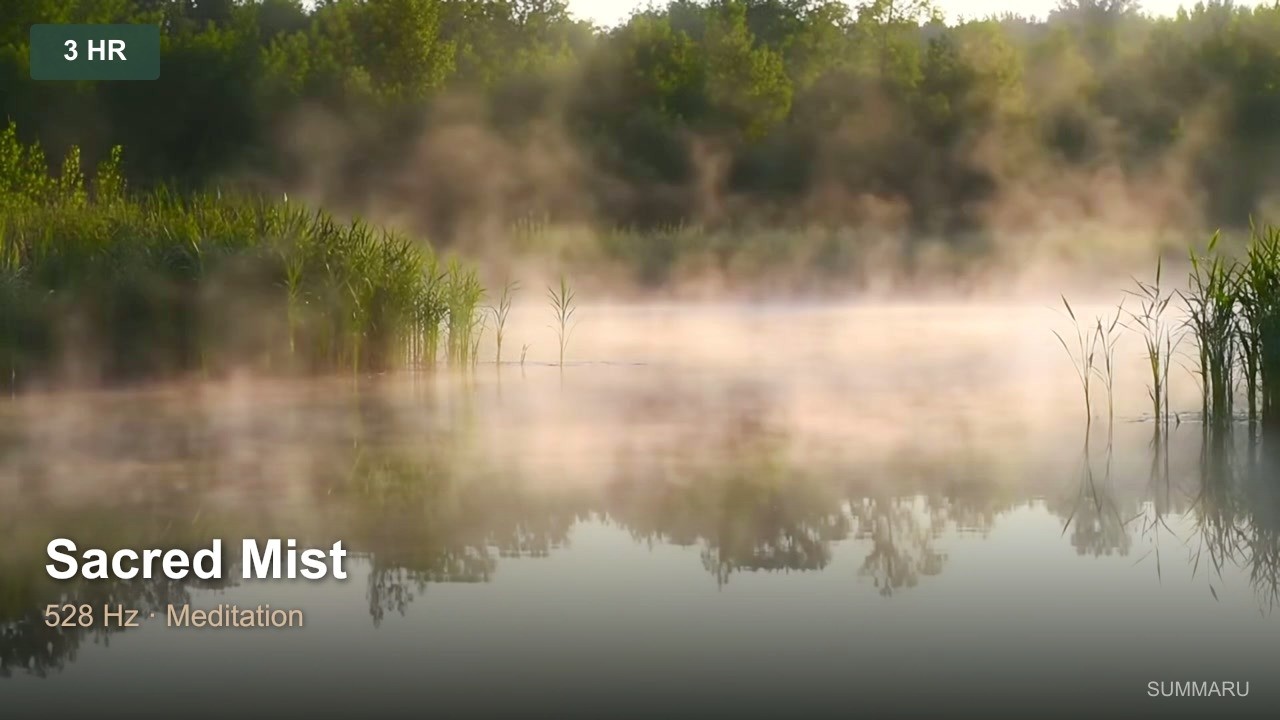 Sacred Mist | 3 Hour Meditation Music | 528Hz Transformation & Healing