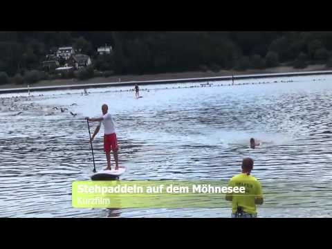 Stehpaddeln auf dem Möhnesee