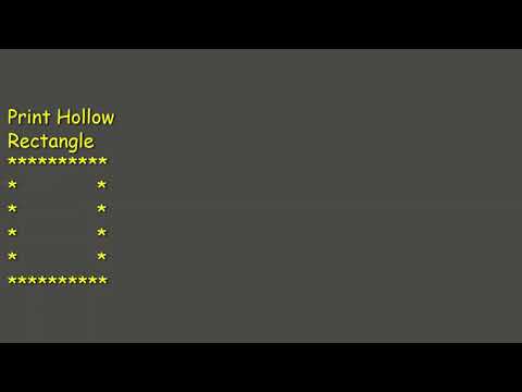 Print Hollow Rectangle In C Using Pattern C2 Coding C2 Codehack Learn To Code Codelover