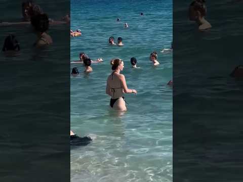 Pinamar Beach in Argentina during the summer season #explore #beach #Pinamar #Argentina