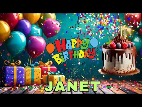 Happy Birthday Janet, Birthday Wishes, Birthday Song, WhatsApp Status, Today, hbd