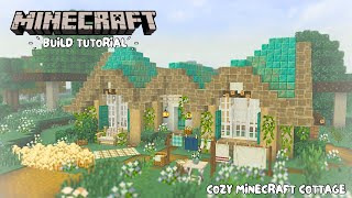 How to build a cozy minecraft cottage (aesthetic minecraft pe build tutorial) 👒