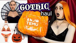 OVER $200 GOTHIC TEMU HAUL (NOT SPONSORED) 💀