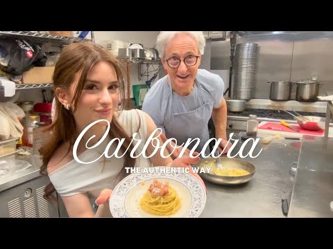 Lets make pasta Carbonara the authentic way!