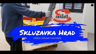 Plastová skluzavka Scarlett Hrad - šedá