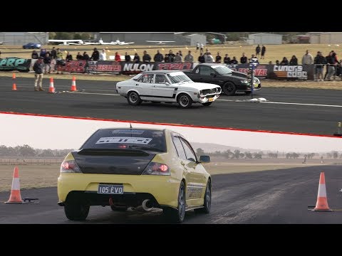 Rotary Revenge against the V8s, GT-Rs and Evos - 2018 Drag Battle Shootout