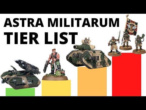 Codex Astra Militarum Tier List in Warhammer 40K - Strongest + Weakest Imperial Guard Units