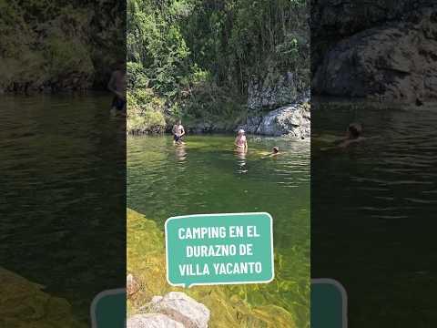 Camping El Vado. El Durazno.Villa Yacanto. #sierrasdecordoba #calamuchita#camping