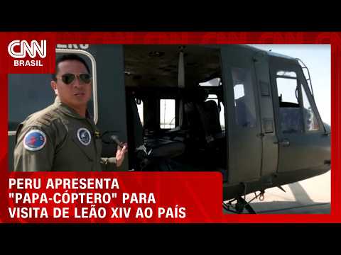 Peru apresenta “papa-cóptero” para visita de Leão XIV ao país | CNN BRASIL