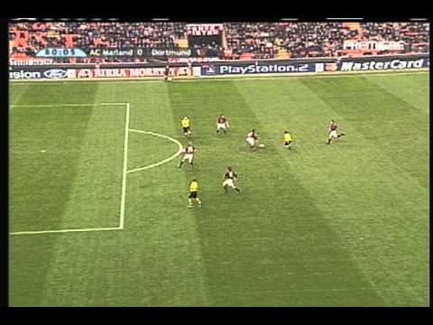 2003 March 18 AC Milan Italy 0 Borussia Dortmund Germany 1 Champions League