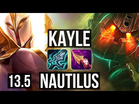 KAYLE vs NAUTILUS (TOP) | 3/1/7, 700+ games, 900K mastery | KR Master | 13.5