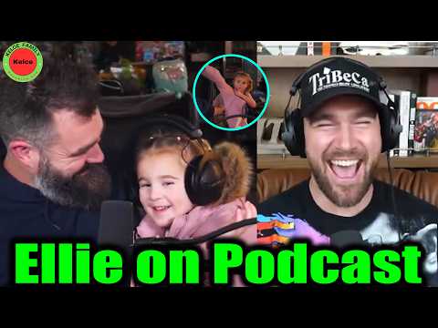 Travis Kelce's shocked reaction when Jason Kelce first introduced his daughter Ellie on Podcast
