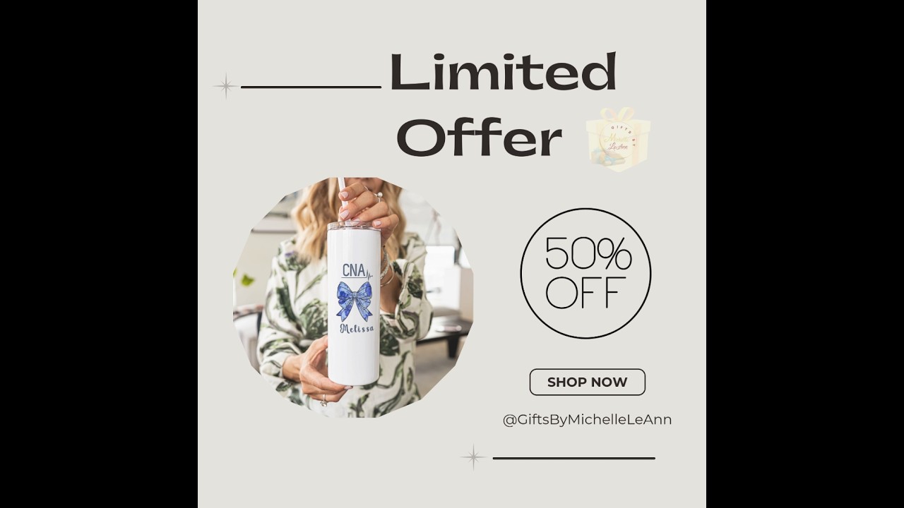 Personalized CNA Gift, Nurse Tumbler #Gift, Travel #Cup, To Go Mug, #Nurse #Appreciation #Week