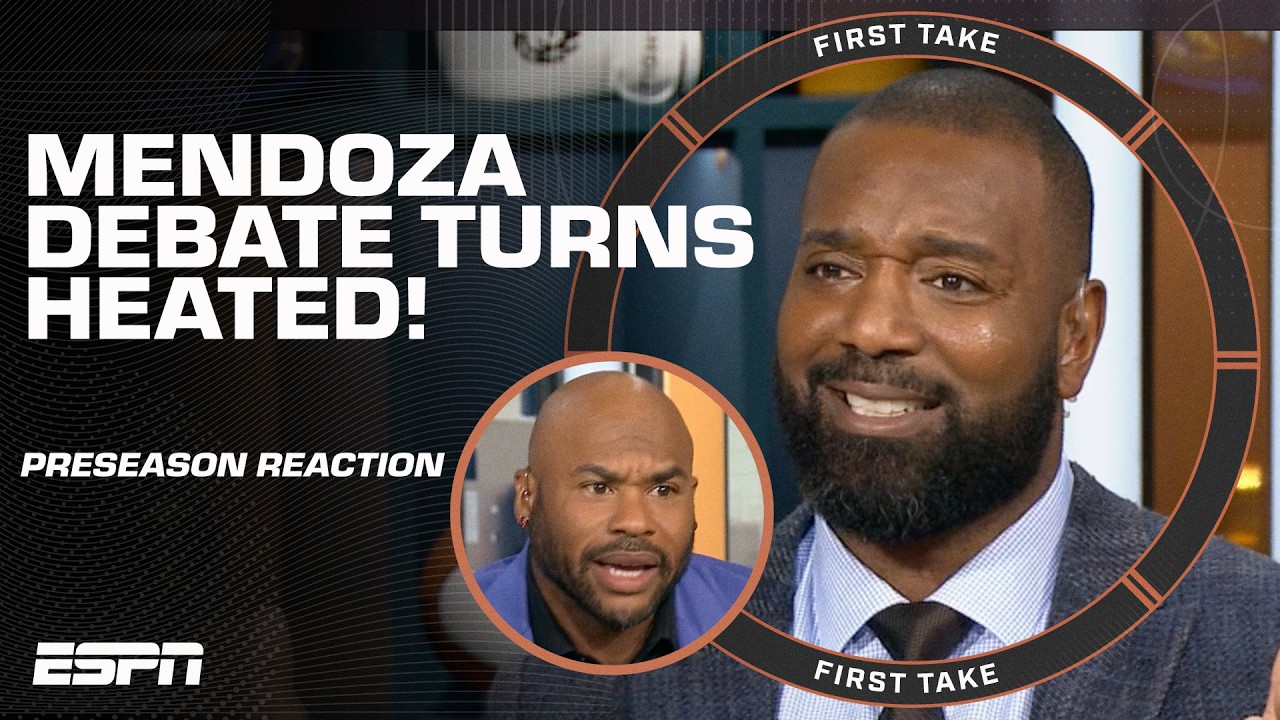 Fernando Mendoza's preseason performance sparks a HEATED DEBATE on First Take 👀🔥