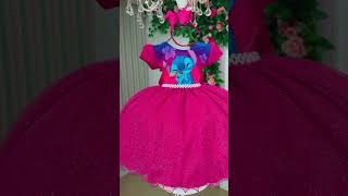 Vídeo de Vestido Infantil Menina Stitch Angel Pink