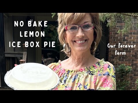 No Bake Homemade Lemon Ice Box Pie @ourforeverfarm