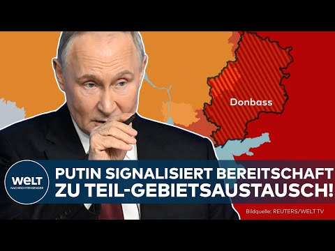UKRAINE-KRIEG: Putin bereit zu Teil-Gebietsaustausch! – Donbass müsse jedoch russisch bleiben!