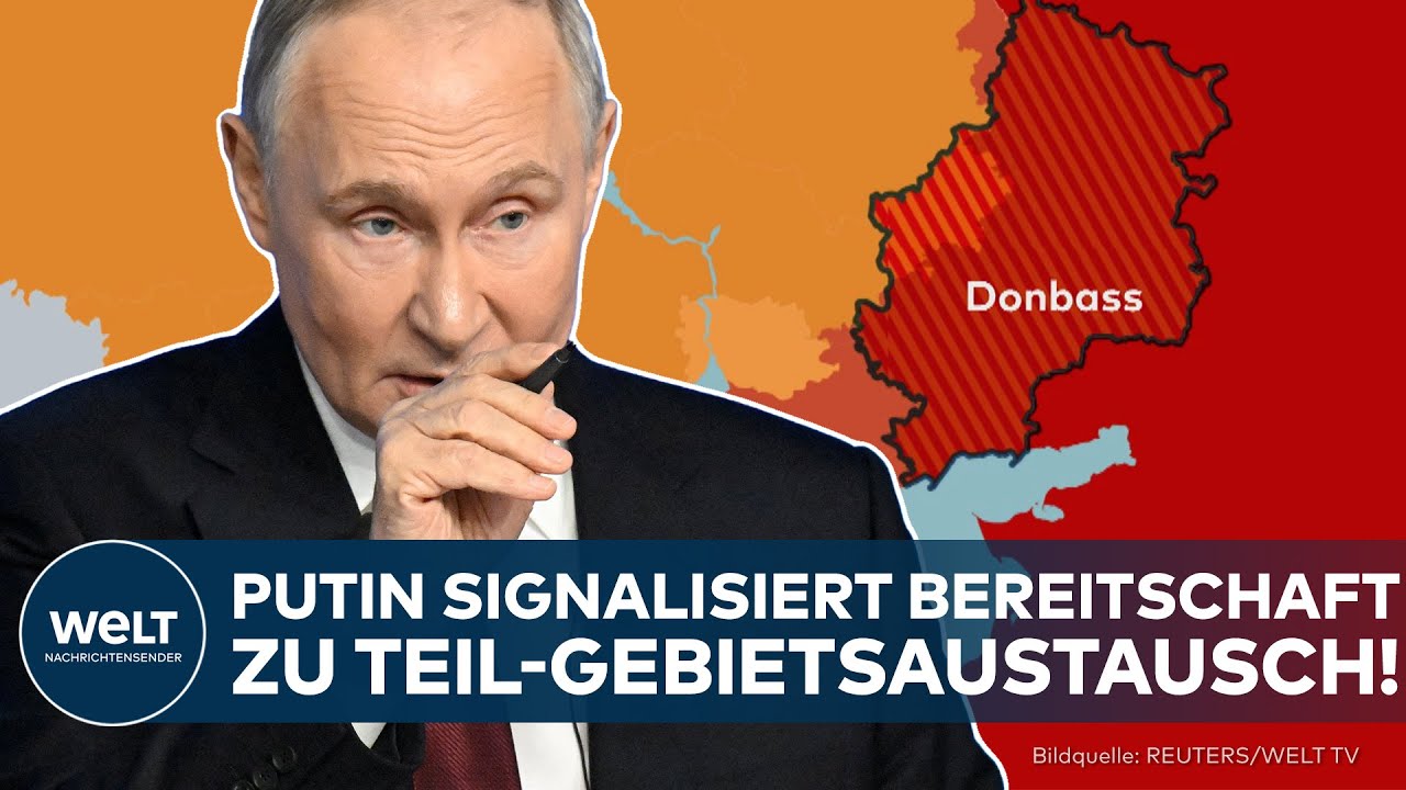 UKRAINE-KRIEG: Putin bereit zu Teil-Gebietsaustausch! – Donbass müsse jedoch russisch bleiben!
