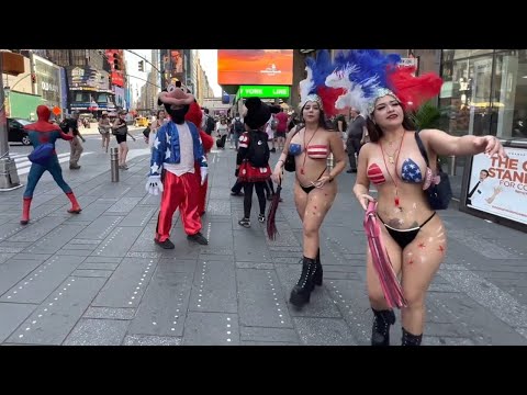 New York City - Summer Walk Manhattan 42nd Street ,7th Avenue,TimesSquare ,Central Park ,NYC,4K✅