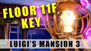 Luigi's Mansion 3 Floor 11F key - How to get both Twisted Suites keys