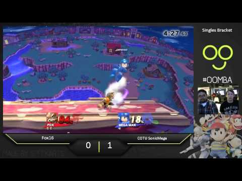 OOMBA 2 - Fox16 (Wario, Fox) vs. COTU Sonicmega (Megaman) - Sm4sh Wii U