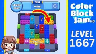 Soluzione del Livello 1667 di Color Block Jam