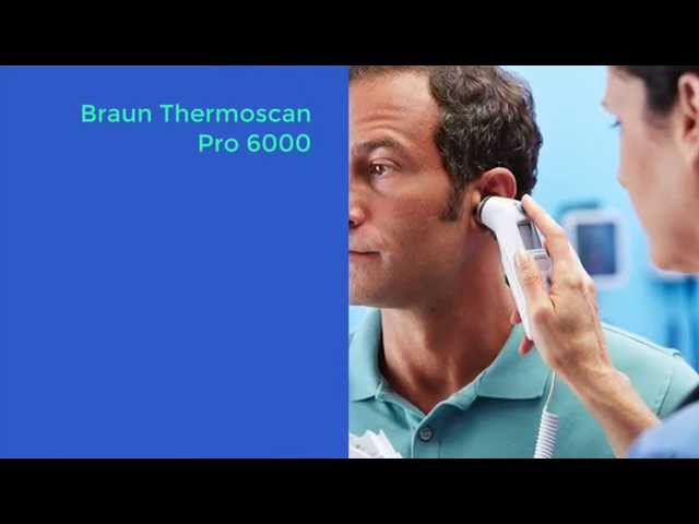 Braun ThermoScan Pro 6000 thermomètre auriculaire - station de placement grand - 1 pc