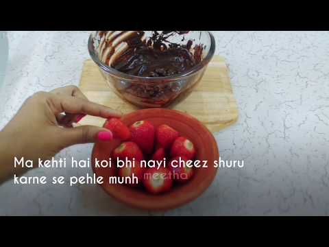 Strawberry covered with chocolate