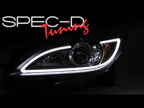 SPECDTUNING DEMO VIDEO: 2010-2013 MAZDA 3 PROJECTOR HEADLIGHTS