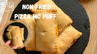 Non Fried Pizza McPuff l Baked Pizza Puff l