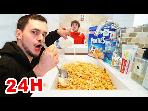 24 HOURS LOCKED IN THE BATHROOM OVERNIGHT!!! | Kman and Flexi