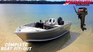 NEW TINNY FIT-OUT with 15HP Mercury 2 Stroke