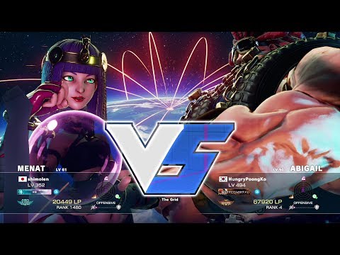 shimolen (Menat) vs PoongKo (Abigail)：shimolen（メナト）vs ぷーんこ（アビゲイル）