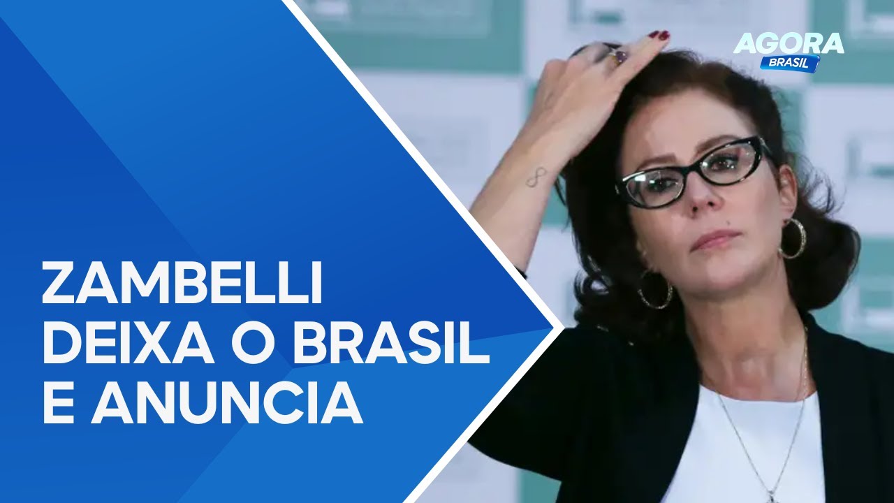Condenada, Carla Zambelli deixa o Brasil e anuncia que vai pedir licença do mandato | Agora Brasil