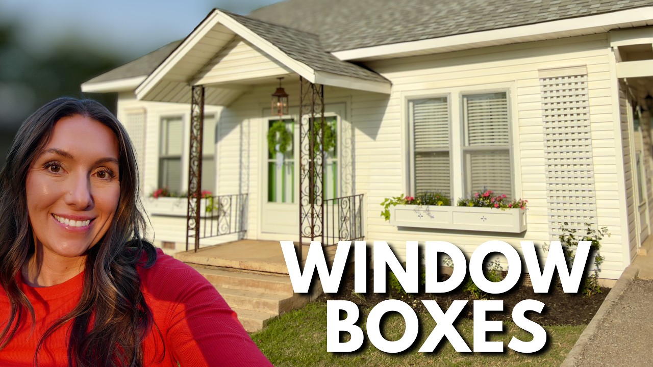 Adding Cottage Charm Outside | Window Boxes for Our 1930s Cottage