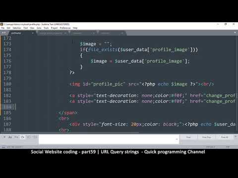 Social Website from scratch Part 8 Profile Page Top Bar | PHP | HTML | CSS | MYSQL Database