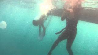 preview picture of video 'skandalopetra snorkeling apnea bambini ischia'