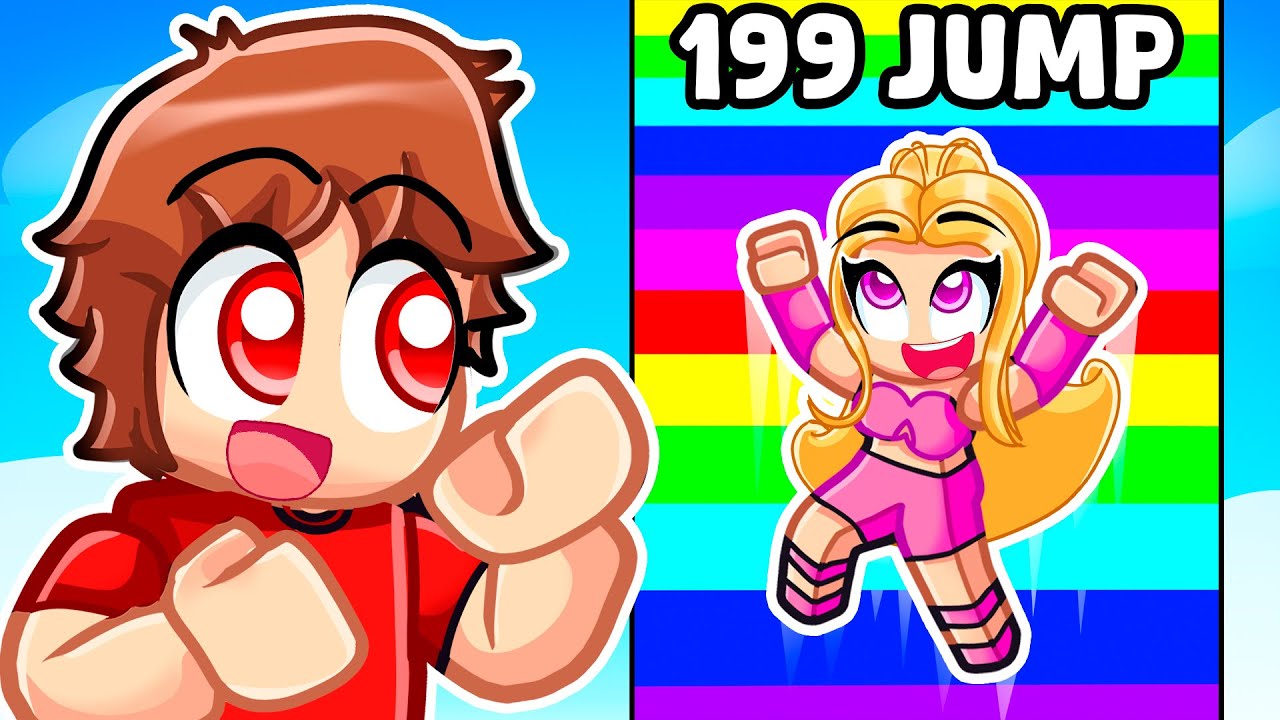 Roblox but You Get +1 Jump Power Every Second With MY CRAZY FAN GIRLS...