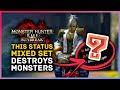 Monster Hunter Rise Sunbreak - This Status Mixed Set Destroys Monsters!