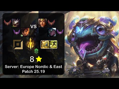 Kog'Maw ADC + Milio vs Sivir + Senna - EUNE GrandMaster - Patch 25.19
