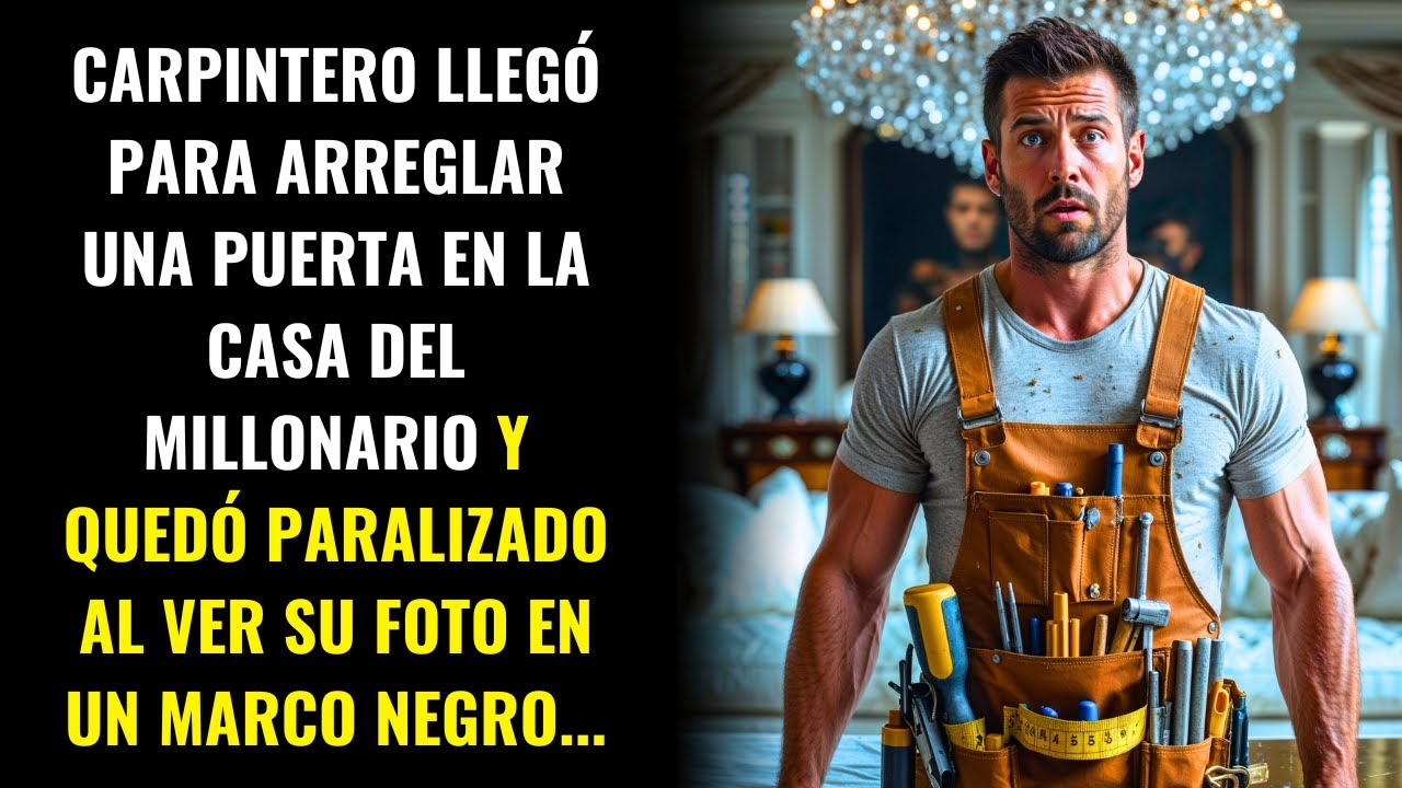 CARPINTERO LLEGÓ PARA ARREGLAR UNA PUERTA EN LA CASA DEL MILLONARIO Y QUEDÓ PARALIZADO AL VER SU...